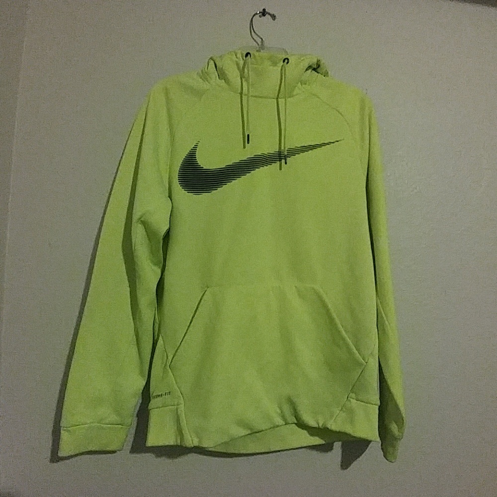 Mens neon Nike hoodie